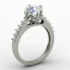 Silver Solitaire Ring