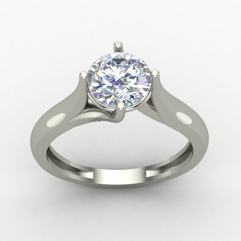 Round Solitaire Ring