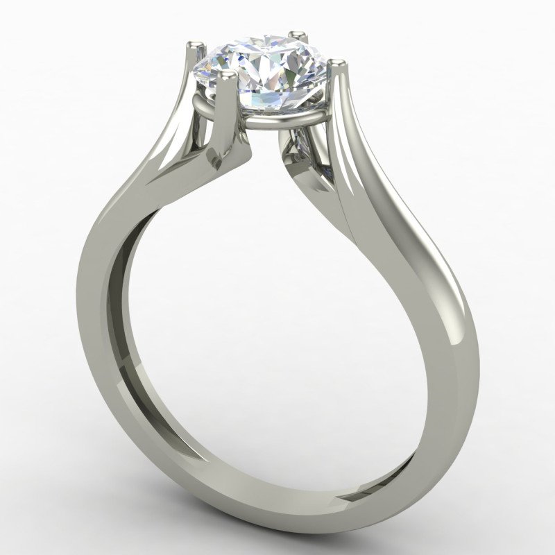 Round Solitaire Ring