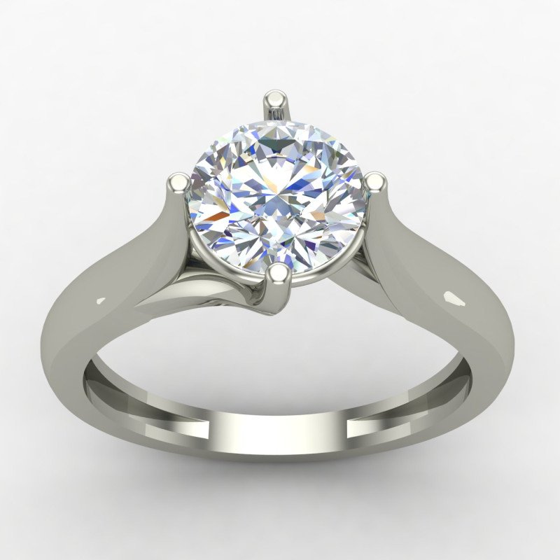 Round Solitaire Ring