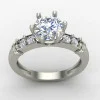 Thin Band Solitaire Engagement Ring