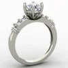 Thin Band Solitaire Engagement Ring