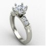 Thin Band Solitaire Engagement Ring