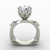 Sterling Silver Solitaire Ring
