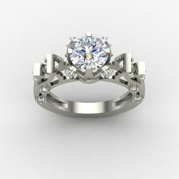 Preset Solitaire Ring