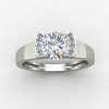 Vintage Style Solitaire Silver Ring