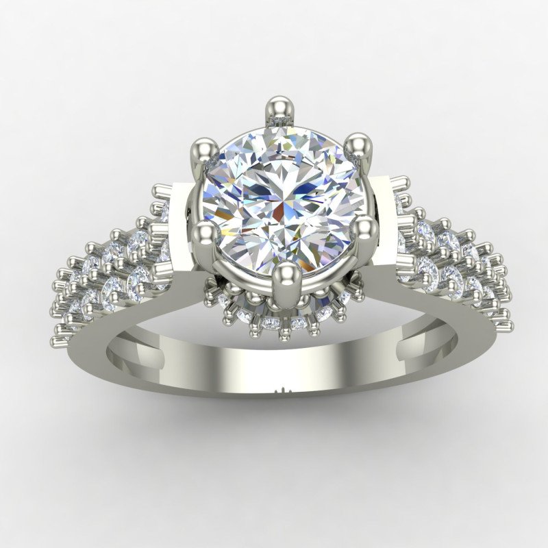Best Soliyaire Silver Ring Best Soliyaire Silver Ring