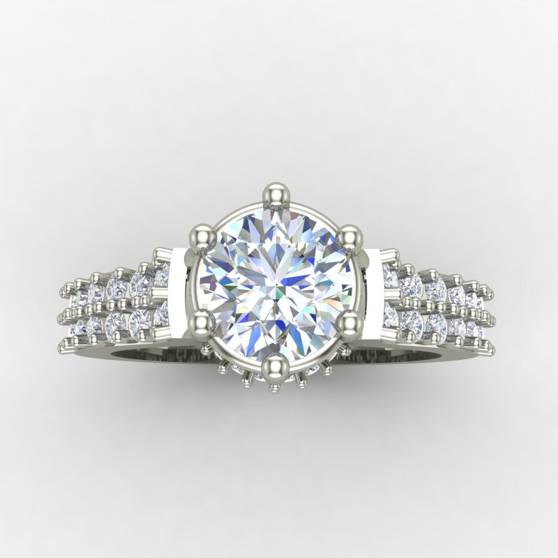 Best Soliyaire Silver Ring Best Soliyaire Silver Ring