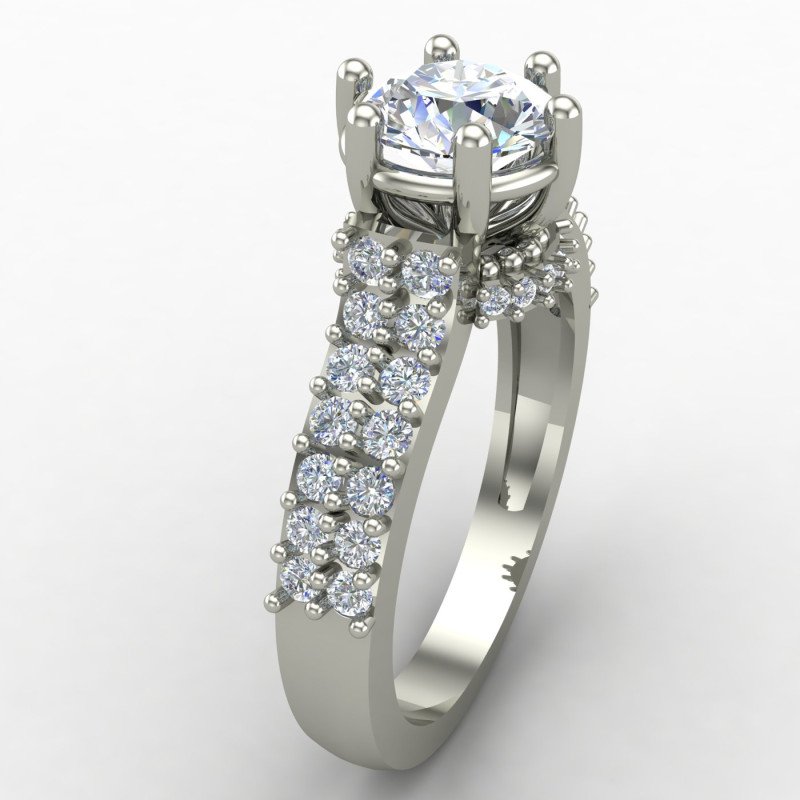 Best Soliyaire Silver Ring Best Soliyaire Silver Ring