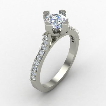 Lustre Solitaire Ring