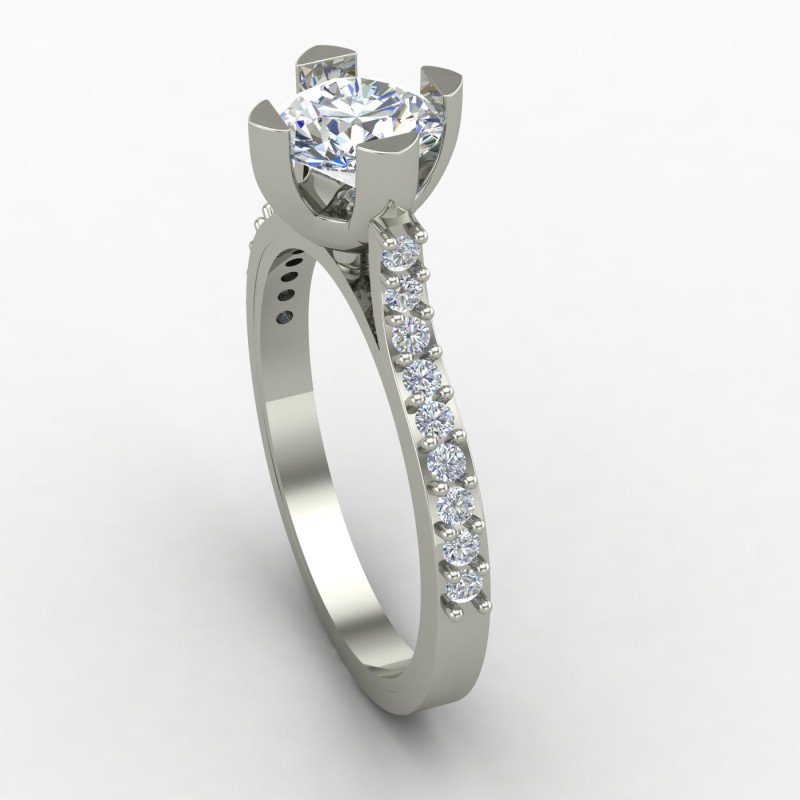 Lustre Solitaire Ring