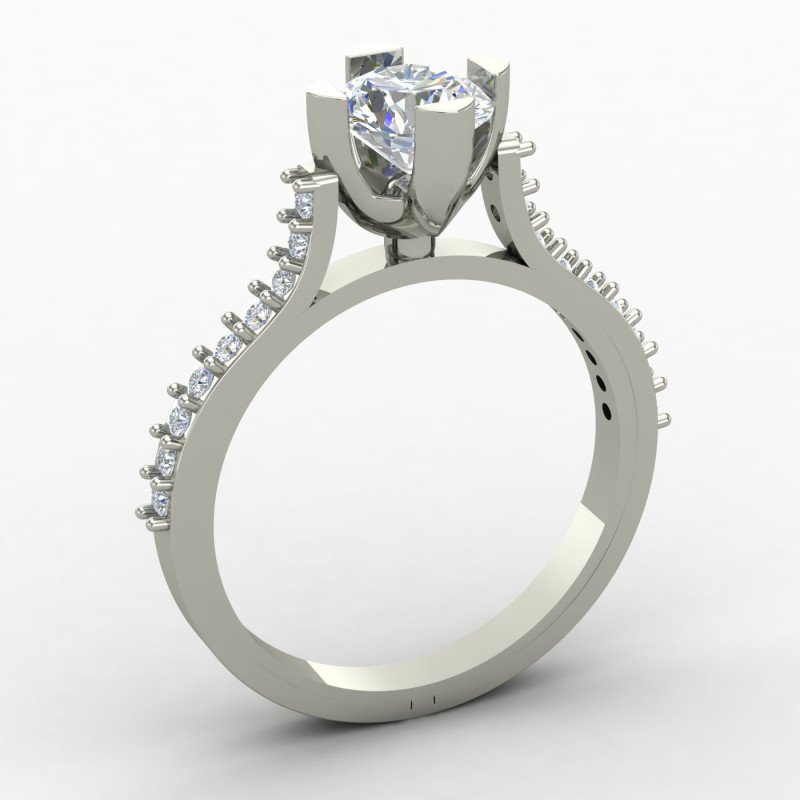 Lustre Solitaire Ring