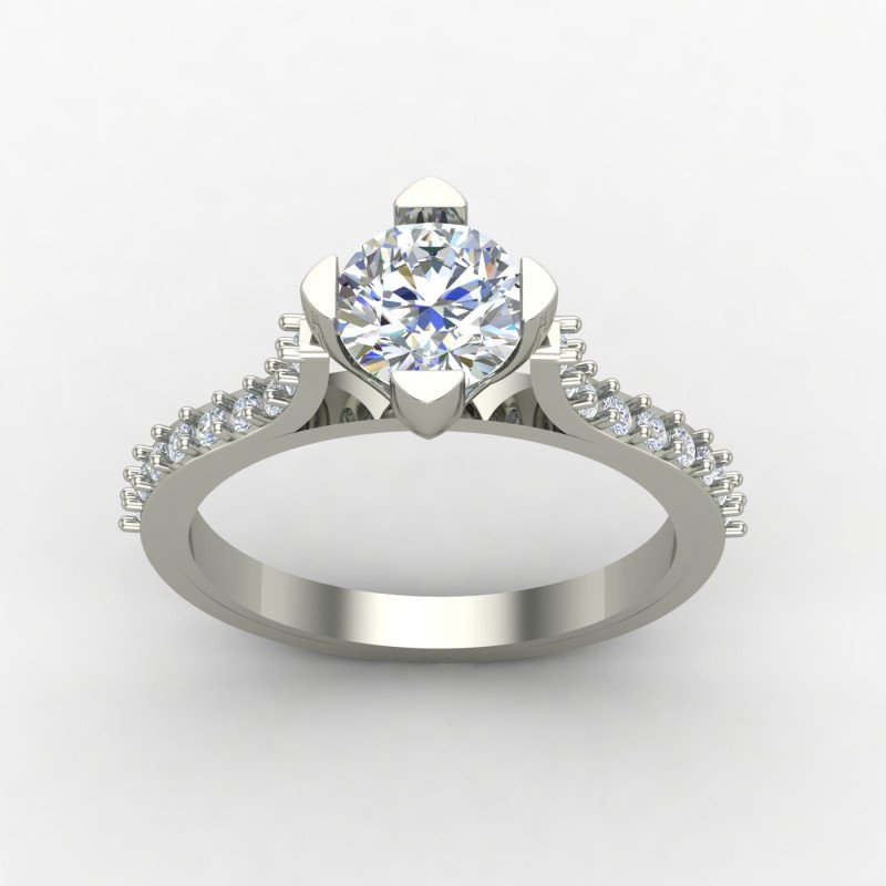 Lustre Solitaire Ring