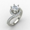 Cross Solitaire Ring Cross Solitaire Ring