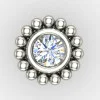 Sterling Silver Screw Nose Pin India