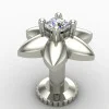 Star Screw Silver Nose Pin
