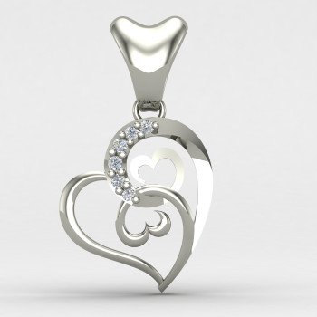 Female Silver Heart Locket