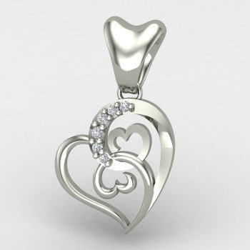 Female Silver Heart Locket