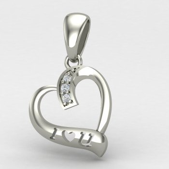 Love You Silver Locket