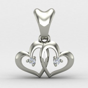 Stylish Heart Locket Silver