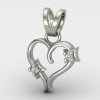 Women Heart Silver Pendant Women Heart Silver Pendant