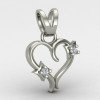 Women Heart Silver Pendant Women Heart Silver Pendant