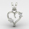 Women Heart Silver Pendant Women Heart Silver Pendant