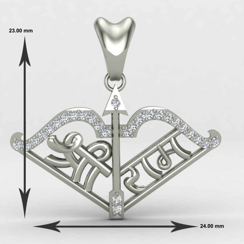 Arrow Bow Shree Ram Pendant