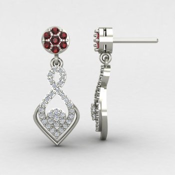Sterling Silver Bridal Earring Sterling Silver Bridal Earring