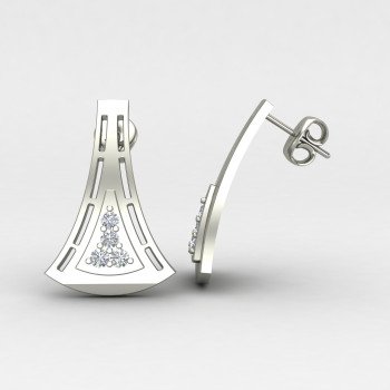 Artistic Silver Earring Artistic Silver Earring