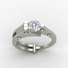 Engagement Silver Ring