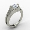 Engagement Silver Ring