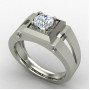 Solitaire Gents Wedding Ring