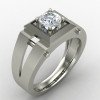 Solitaire Gents Wedding Ring Solitaire Gents Wedding Ring