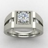 Solitaire Gents Wedding Ring Solitaire Gents Wedding Ring
