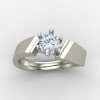 Single Diamond Solitaire Ring