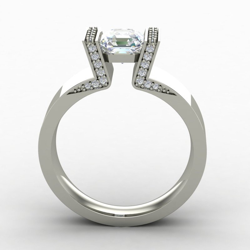 Exclusive Solitaire Engagement Ring