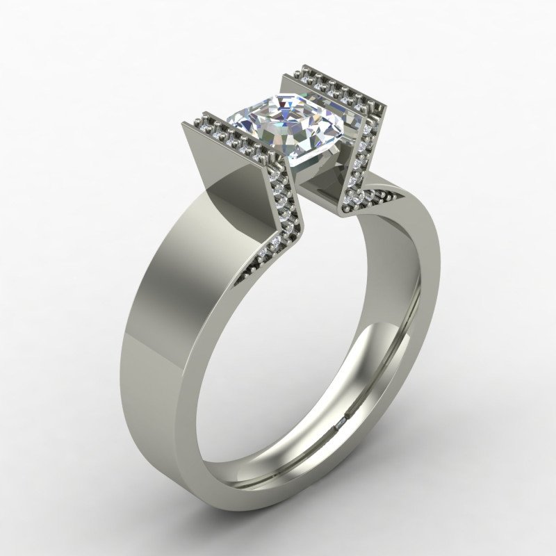 Exclusive Solitaire Engagement Ring