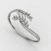 Leaves Silver Bangle for Women Leaves Silver Bangle for Women