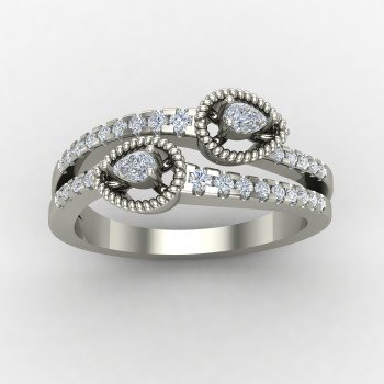 Silver Anniversary Band Ring