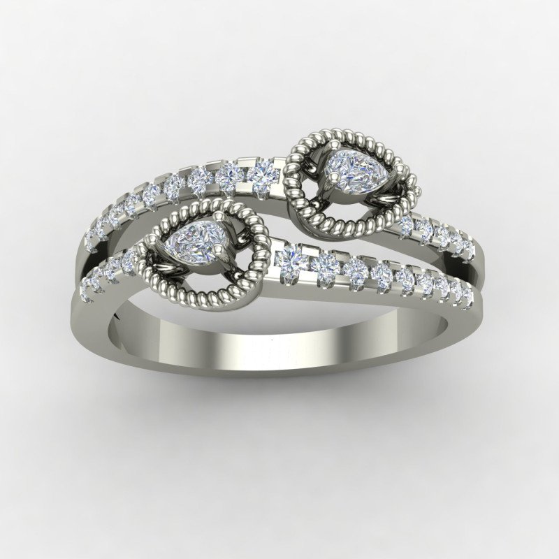 Silver Anniversary Band Ring Silver Anniversary Band Ring