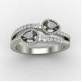 Silver Anniversary Band Ring