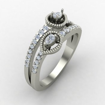 Silver Anniversary Band Ring