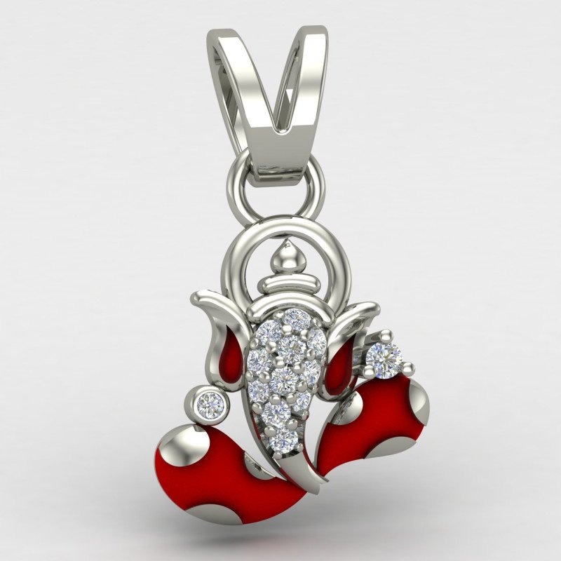 Ganesh Ji Silver Pendant