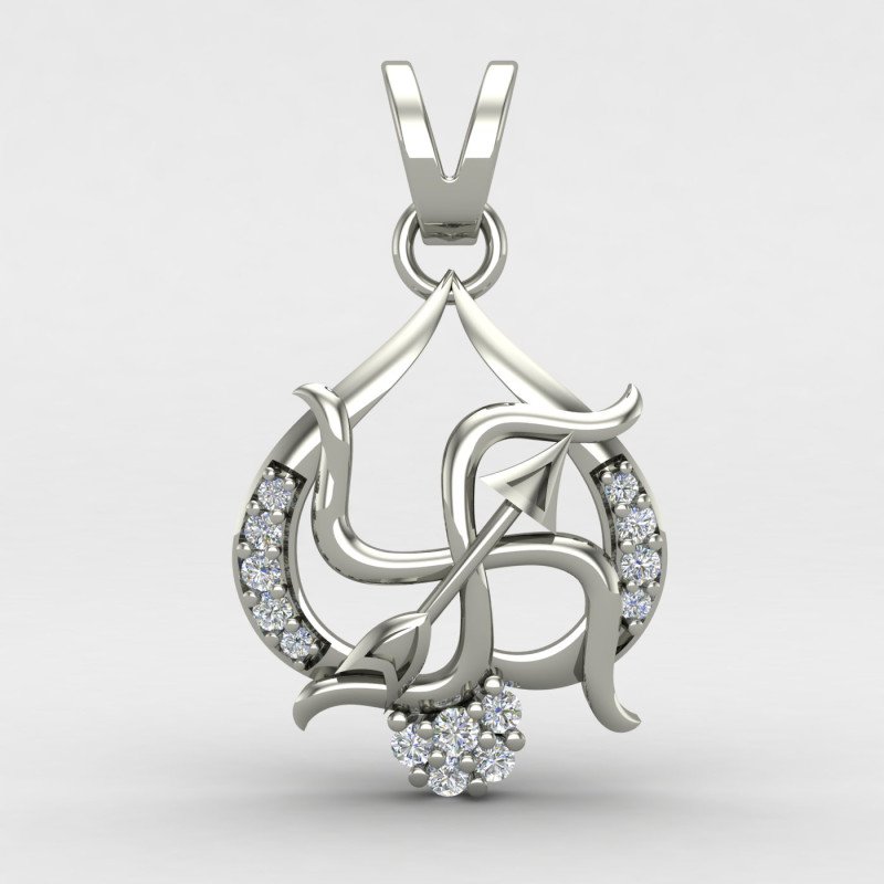 Swastik Arrow Pendant