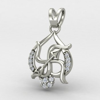 Swastik Arrow Pendant