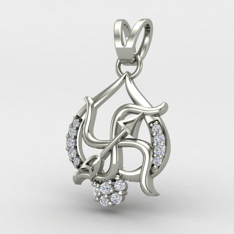 Swastik Arrow Pendant