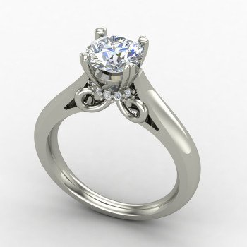 Fashion Solitaire Engagement Ring