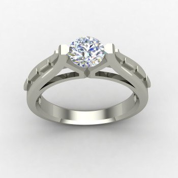 Men Engagement Solitaire Ring