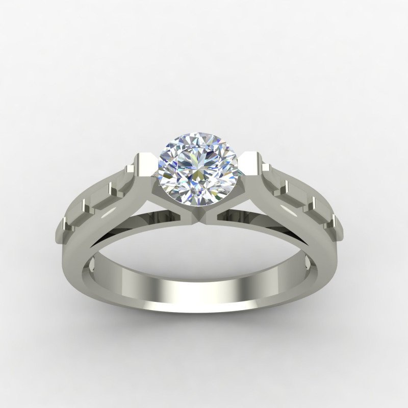 Men Engagement Solitaire Ring